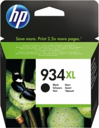 HP č. 934XL (C2P23A) orig. (HP934XL) - černá  25,5 ml/1.000 str.