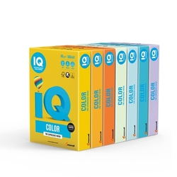 papír barevný IQColor A4, 80g, NEON žlutá (NEOGB) - 500ks 