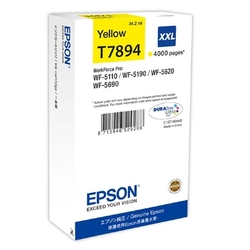 Epson T7894 orig. pro WorkForce Pro WF5620/WF5110/WF5690 - žlutá XXL 4.000str./34ml