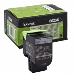 Lexmark 80C2SK0 orig RETURN pro CX310 - černý toner 2500 str.