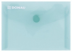 obálka s drukem A6, PP DONAU (180 mic.) - transparent/zelená 