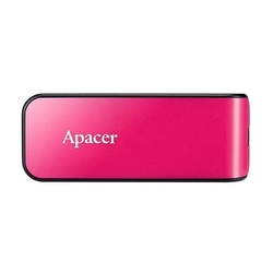 Flash Disk APACER AH334, 64GB, vysouvací, USB 2.0 - růžová 