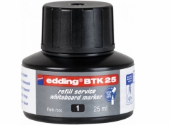 náhradní inkoust Edding BTK25 pro plnitelné tabulové popisovače (25ml) - černý 