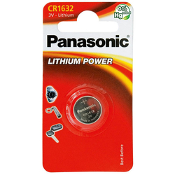 baterie lithiová Panasonic CR1632, 3V, lithiová - 1ks 