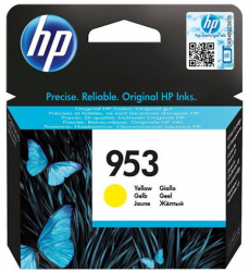 HP F6U14AE orig. pro Officejet Pro 8218/8710/8720/8740 -  yellow ink (HP953) 10 ml/700 str.