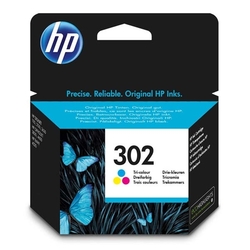 HP č. 302 (F6U65A) orig. pro OJ3830/4650, DJ2130/DJ1010 (HP302) - barevná 4 ml/165 str.