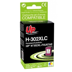 HP č. 302XL (F6U67A) UPrint pro OJ3830/4650, DJ2130/DJ1010 (HP302XL) - barevná 20 ml