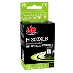 HP č. 302XL (F6U68A) UPrint pro OJ3830/4650, DJ2130/DJ1010 (HP302XL) - černá 20 ml/600 str.