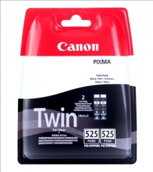 Canon PGI-525 TWIN pack (4529B010/4529B006) orig. (PGI525PGBK) - 2x černá 2x19ml