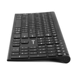 klávesnice Powerton Ultraslim, CZ/SK, Multi-device 2,4Gb+BT 3,0,  - černá 