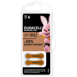 baterie PR41 Duracell (42433) do naslouchadel (6ks v balení) - 6 ks 
