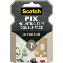 lepící páska 3M Scotch Mounting Tape (19mm x 1,5m) montážní - oboustranná pěnová 
