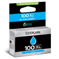 Lexmark 14N1069E orig. RETURN pro S305/S405/S505/S605/PRO205/PRO705 (LE100XL) - cyan 600 str.