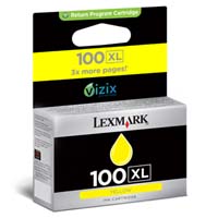 Lexmark 14N1071E orig. RETURN pro S305/S405/S505/S605/PRO205/PRO705 (LE100XL) - žlutá 600 str.