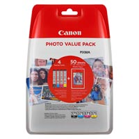 Canon 0332C005 CLI571CMYK XL orig. pro MG5750, MG5751, MG5753, MG6850, MG6851 - C,M,Y,Bk 4x11 ml