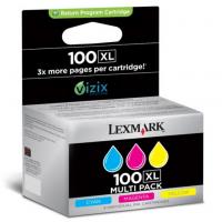 Lexmark č. 100XL (14N0850) orig. pro S305/S405/S505/S605, PRO205/705 (LE100XL) - CMY 