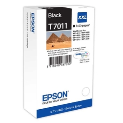 Epson T7011 orig. pro WorkForce Pro WP4000/4525 series Durabrite - černá XXL 63,2 ml/3.400 str.