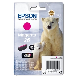 Epson č. 26 (T261340) orig. pro Expression Premium XP600/700/800 (EP26) - magenta 4,5ml