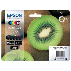 Epson č. 202 (C13T02E7401) orig. pro XP 6000/6005 (EP202) - Multipack CMYK 6,9ml/4x4,1ml