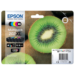 Epson č. 202XL (C13T02G7401) orig. PACK pro XP 6000/6005 (EP202XL) - CMYK 13,8 ml + 3x 8,5 ml + 7,9 ml