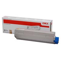OKI 44844505 orig. pro C831/C841 - yellow toner 10000 str.