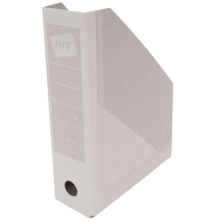 box/stojan na spisy a časopisy HIT Natur (30,5x23x7,5cm) eco karton - bílý 
