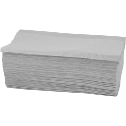 ručníky papírové skládané ZZ (25x23cm) jednovrstvé, recykl, 200ks/20 bal. - šedé 5.000 ks ručníků