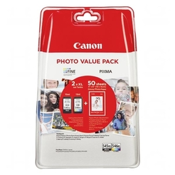 Canon PG-545XL/CL-546XL (8286B006) orig. PACK - černá+barevná +50x lesk (10x15cm) 15 ml +13 ml (400+300 str.)