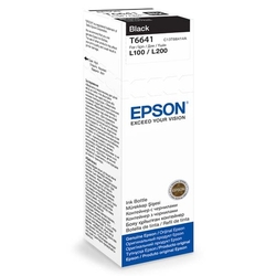 Epson T6641 orig. pro L100/L200/L300, zásobník/lahvička inkoustu (EP664) - černá 70 ml