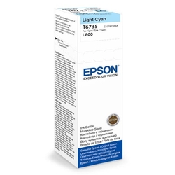 Epson T6735 orig. pro L800, zásobník/lahvička inkoustu - light cyan (EP673) 70 ml