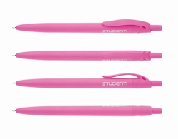 kuličkové pero ICO STUDENT Soft Touch 0,7 - růžová 
