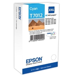 Epson T7012 orig. pro WorkForce Pro WP4000/4500 series Durabrite - cyan XXL 34,2ml/3400str.