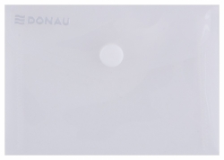 obálka s drukem A6, PP DONAU (180 mic.) - transparent/čirá 