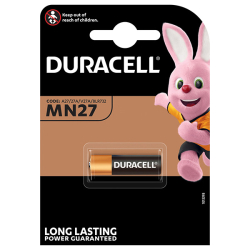 baterie MN27 Duracell (A27/27A/V27A/8LR732) - 1ks