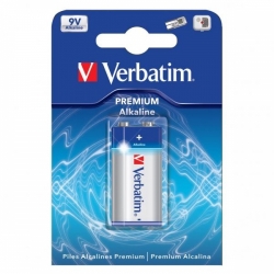 baterie alkalická VERBATIM (R61/49924) 9V - 1ks