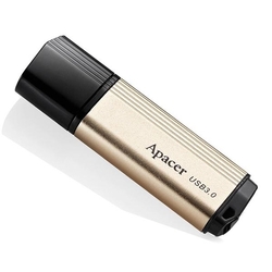 Flash Disk APACER AH353, 32GB, s čepičkou, USB 3.0, kovový vzhled - zlatá 
