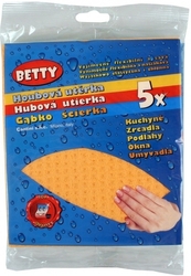 utěrka houbová Betty (16x18cm) - 5 ks 