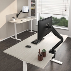 držák monitoru BRATECK LDT46-C012E - rameno s pružinou, pro monitory do 32"