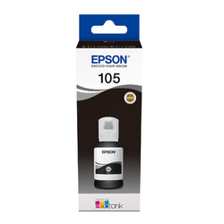 Epson č. 105 (C13T00Q140) lahvička inkoustu pro EcoTank 7700/7750 (EP105) - černá  140 ml