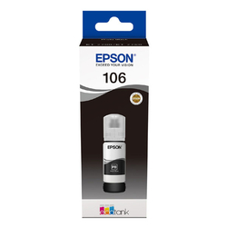Epson č. 106 (C13T00R140) lahvička inkoustu pro EcoTank 7700/7750 (EP106) - černá  70 ml