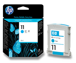 HP č. 11 (C4836A) orig. (HP11) - cyan 28 ml/1750 str.