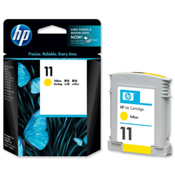 HP č. 11 (C4838A) orig. pro Busines IJ 22xx (HP11) - žlutá 28 ml/1750 str.