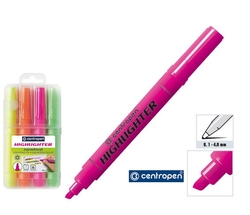 zvýrazňovač Centropen 8552 (stopa 1-4,6mm) pigment - sada 4 barvy 