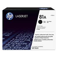 HP č. 81A (CF281A) orig. pro LJ Ent. M630/M604/M605 (HP81A) - černý 10.500 str.