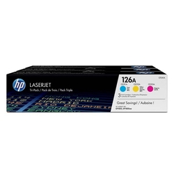 HP č. 126A (CF341A) orig. PACK pro CLJ CP1025 (HP126A) - CMY 3x 1.000 str.