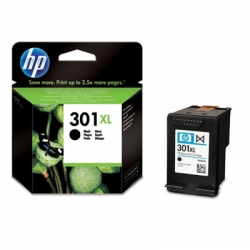 HP č. 301XL (CH563E) orig. pro DJ 1050/2050/3050 (HP301XL) - černá 8 ml/480 str.