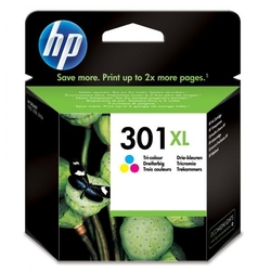 HP č. 301XL (CH564E) orig. pro DJ 1050/2050/3050 (HP301XL) - barevná XL 330 str./12 ml 