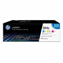 HP č. 304A (CF372AM) orig. PACK HP CC531/CC532/CC533 (HP304A) - CMY  3x 2.800 str.