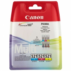 Canon CLI-521 CMY orig. MultiPack pro iP 3600,iP4600,MP540,MP630, MP980 - c,m,y (CLI521) 3x9ml