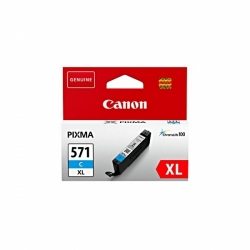 Canon 0332C001 CLI571CY XL orig. pro MG5750, MG5751, MG5753, MG6850, MG6851 - cyan XL 11 ml